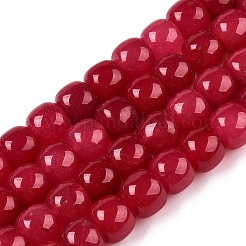 Dyed Natural White Jade Beads Strands&nbsp;G-T138-S14