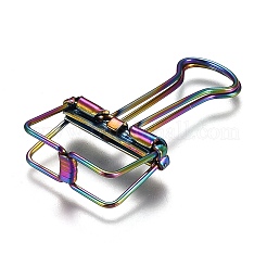 Metal Skeleton Frame Hollow Wire Binder Clips&nbsp;LS-DIY-I040-01C