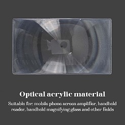 Fresnel Magnifying Glass With Acrylic Lens&nbsp;DIY-SP0004-51A