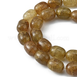 Imitation Cracked Jade Glass Beads&nbsp;GLAA-WH0032-05D