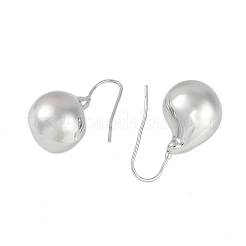 Teardrop Brass Dangle Earrings for Women&nbsp;EJEW-D280-01P