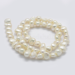 Natural Cultured Freshwater Pearl Beads Strands&nbsp;PEAR-K004-13C