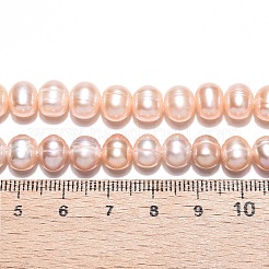 Natural Cultured Freshwater Pearl Beads Strands&nbsp;PEAR-N013-06-A-01
