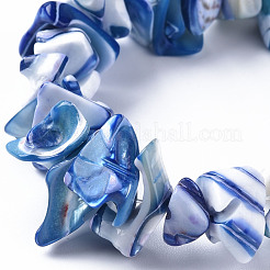 Natural Trochid Shell/Trochus Shell Bead Strands&nbsp;SSHEL-N034-105-A03