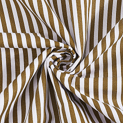 Cotton Fabric with Strip Pattern&nbsp;DIY-PH0037-96B