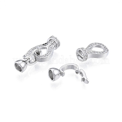 Brass Fold Over Clasps&nbsp;KK-A165-04P