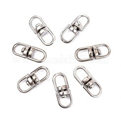Alloy Double Eye Swivel Clasps&nbsp;X-PALLOY-E385-14P