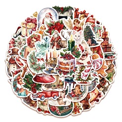 50Pcs/set Christmas PVC Self-Adhesive Stickers&nbsp;PW-WGE1BF0-01