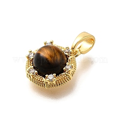 Brass Micro Pave Cubic Zirconia Charms&nbsp;LS-KK-S517-03G