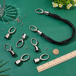 8Pcs Zinc Alloy Cord Ends&nbsp;FIND-AR0006-64S