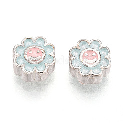 925 Sterling Silver Enamel Beads&nbsp;STER-T008-36A