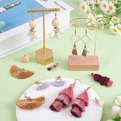 DIY Layered Tassel Drop Earring Making Kit&nbsp;DIY-SZ0009-86