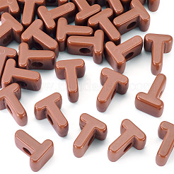 Opaque Acrylic European Beads&nbsp;OACR-TAC0019-006T