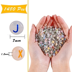 200g 2 Colors Luminous Acrylic Beads&nbsp;MACR-SZ0001-60