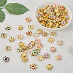 260Pcs 13 Style CCB Plastic with Rhinestones Cabochons&nbsp;FIND-CW0001-10