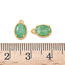 Brass Crushed Ice Cut Cubic Zirconia Pendants&nbsp;KK-D024-24D-G