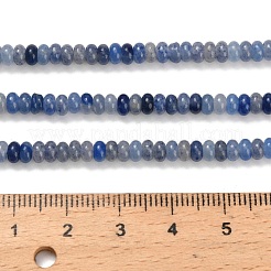 Natural Blue Aventurine Beads Strands&nbsp;G-Z110-B25-2x4mm