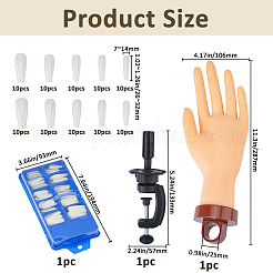 1 Bag Rubber Nail Hand Practice Model&nbsp;MRMJ-FH0001-61