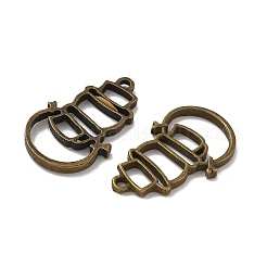 Alloy Open Back Bezel Pendants&nbsp;LS-PALLOY-R098-47AB