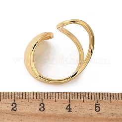 Brass Cuff Rings&nbsp;RJEW-C120-06G
