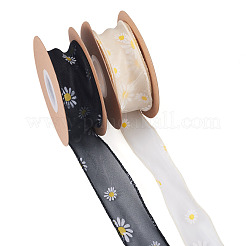 2 Rolls 2 Colors Polyester Ribbon&nbsp;OCOR-TA0003-16