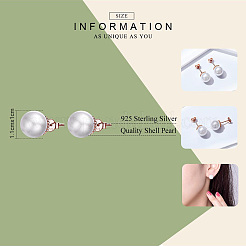 925 Sterling Silver Earrings&nbsp;HJEW-FF0012-29