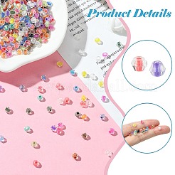 500Pcs Transparent Glass Beads&nbsp;FIND-CJ0002-77