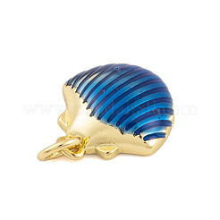 Rack Plating Brass Enamel Pendants&nbsp;KK-P269-09G-02