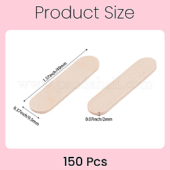 150Pcs Wood Craft Sticks&nbsp;DIY-CN0003-95
