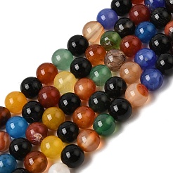 Natural Agate Beads Strands&nbsp;X-G-F417-05-8mm