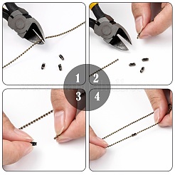 Brass Ball Chains&nbsp;CHC013Y-AB