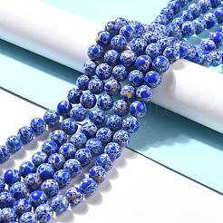 Synthetic Imperial Jasper Beads Strands&nbsp;G-E568-01C-03