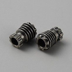 Brass EDC European Beads&nbsp;KK-WH0081-63B