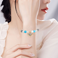 6Pcs Brass Cubic Zirconia Pendants&nbsp;KK-BBC0009-56