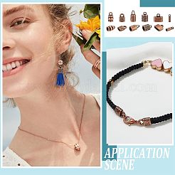 120Pcs 6 Styles Tibetan Style Alloy Cord End&nbsp;FIND-NB0004-49