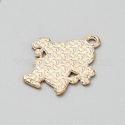 Christmas Alloy Enamel Pendants&nbsp;FIND-CJC0012-140I