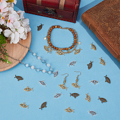 150Pcs 3 Colors Tibetan Style Alloy Pendants&nbsp;FIND-PH0029-14
