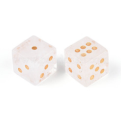 Natural Quartz Crystal Carved Cube Dice&nbsp;T144-07D