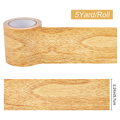 Non-woven Fabrics Imitation Wood Grain Adhesive Tape&nbsp;DIY-GF0005-15C