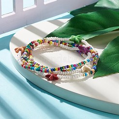 Summer Jewelry Starfish Waist Bead&nbsp;NJEW-C00028-03