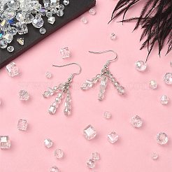 600Pcs 15 Style Electroplate Transparent Glass Beads&nbsp;EGLA-YW0003-08