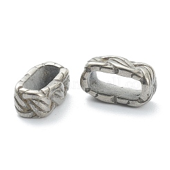 304 Stainless Steel Slide Charms/Slider Beads&nbsp;STAS-I181-029AS