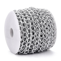 Aluminium Textured Curb Chains&nbsp;CHA-T001-43S