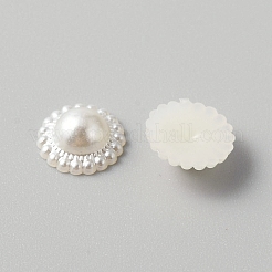 ABS Plastic Imitation Pearl Cabochons&nbsp;KY-WH0045-52B