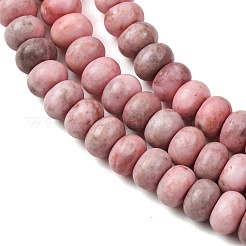 Natural Pink Zebra Jasper Beads Strands&nbsp;G-D481-13