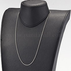 Tarnish Resistant Stainless Steel Ball Chains Necklace&nbsp;NJEW-JN01427-03
