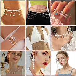 1460Pcs 6 Styles Imitation Pearl Acrylic Beads&nbsp;PEAR-LT0001-01