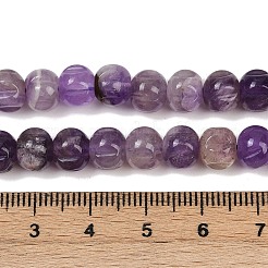 Natural Amethyst Beads Strands&nbsp;G-Z080-B04-8x6mm
