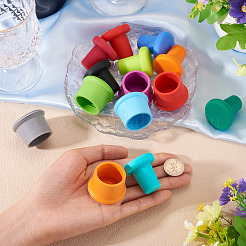 14Pcs 14 Styles Silicone Bottle Stopper&nbsp;AJEW-TA0002-54