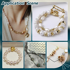 24Pcs 6 Styles Rack Plating Brass Spacer Beads&nbsp;KK-PH0006-67